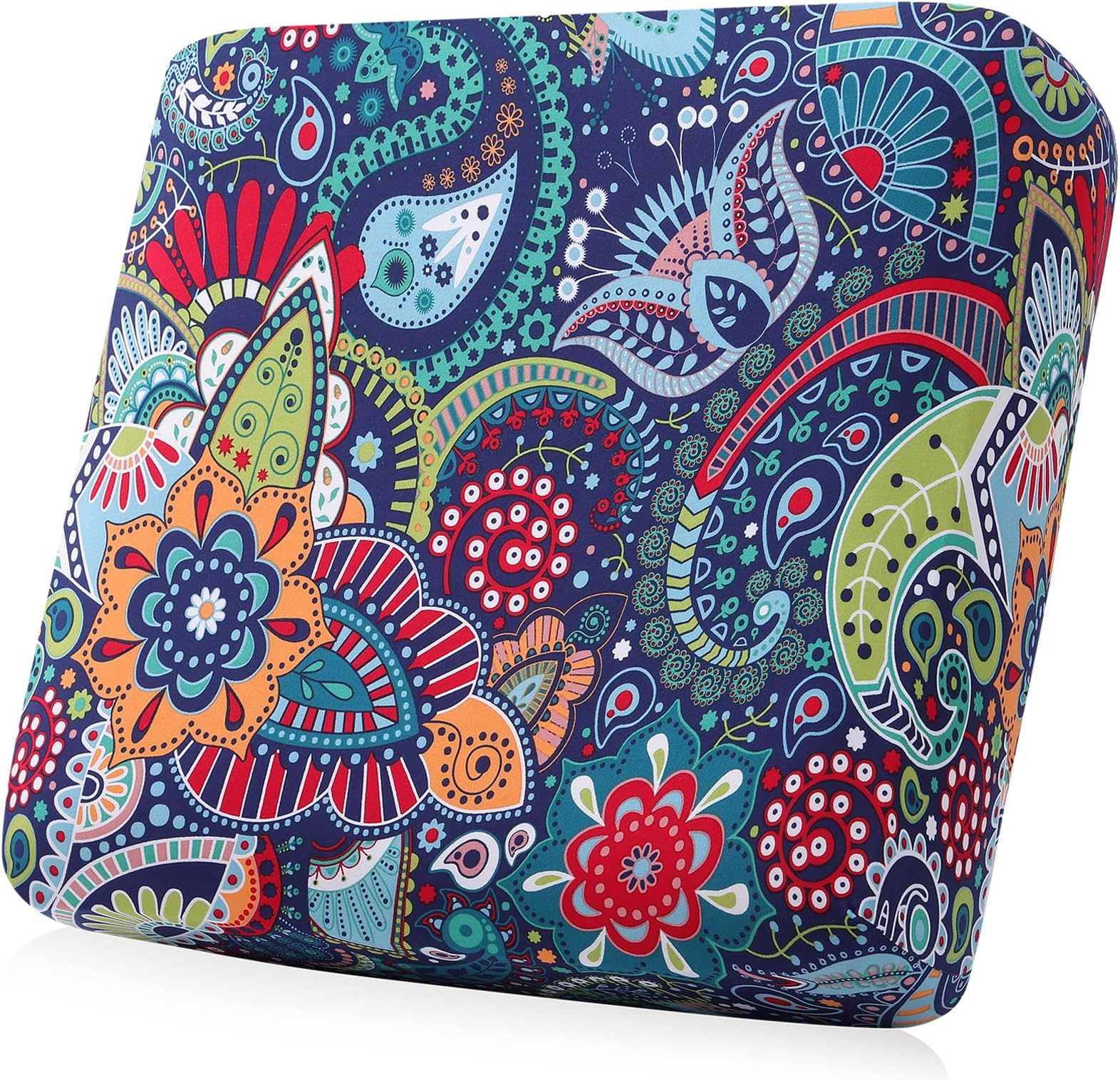 Smiry Printed Couch Cushion Covers, Stretch Soft Couch Covers for Sofa, Washable Non-Slip Sofa Slipcover Furniture Protector for Indoor and Outdoor (1 Pack, Blue Green)