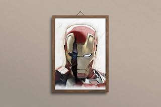 Ironman Print, Avengers Ironman Poster - A5, A4, A3 Size