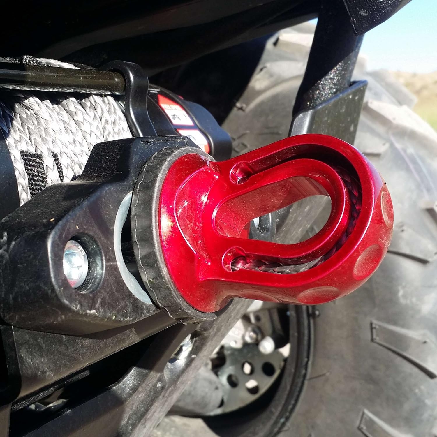 Factor 55 SPLICER XTV 3/16-1/4" Synthetic Rope Splice-ON Shackle Mount - Black