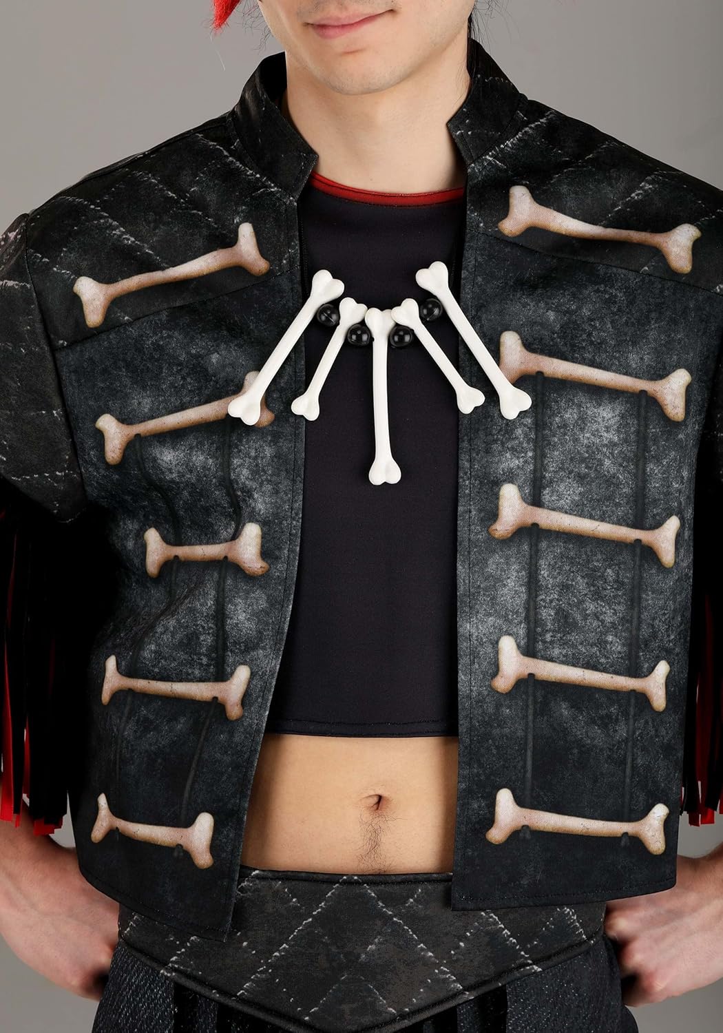 Lost Kid Leader Costume for Adults - Jacket, Crop Top, Pants, and Belt - Image 4