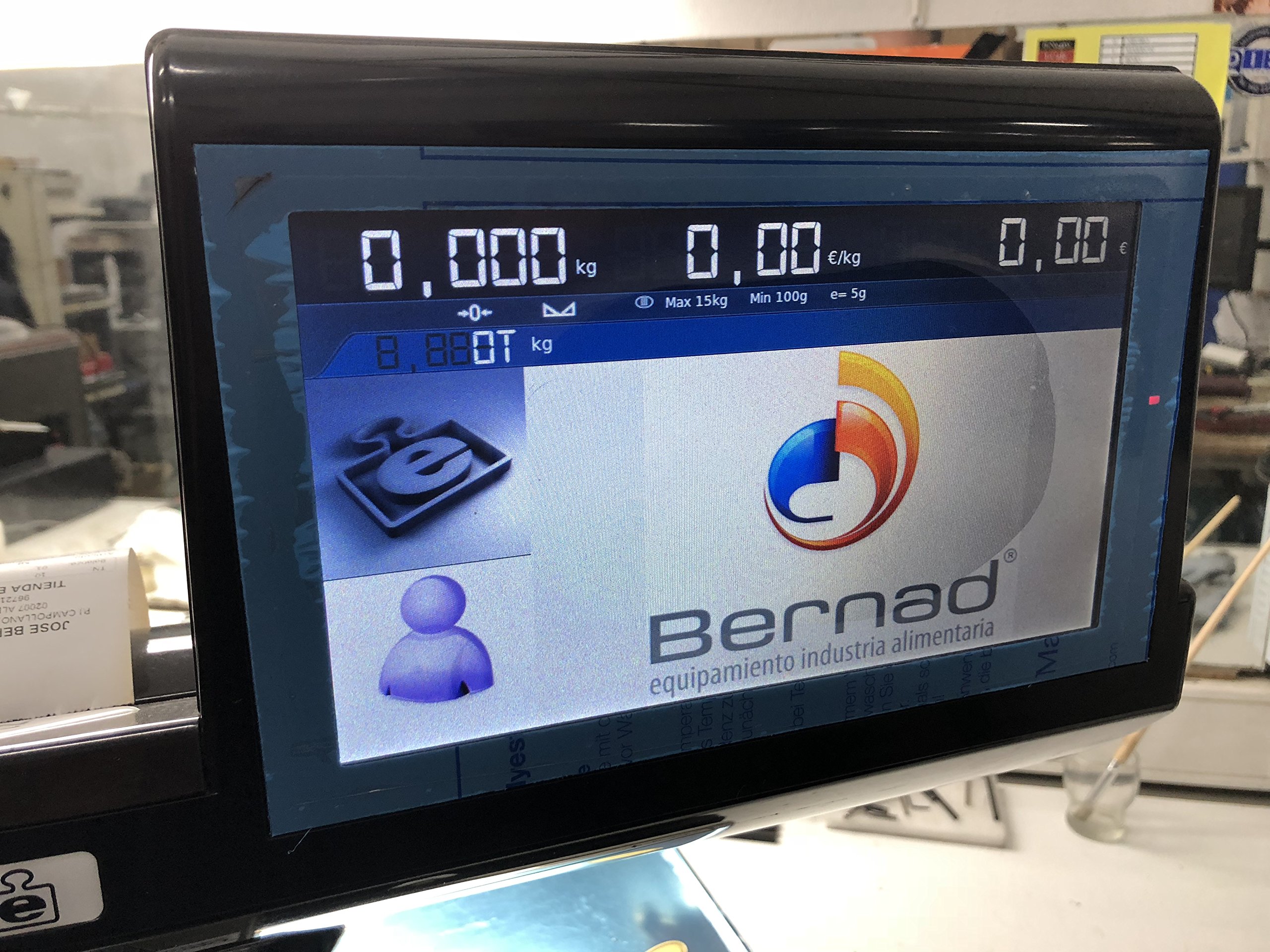 Balanza comercial epelsa con doppio corpo 20I Schermo Touch