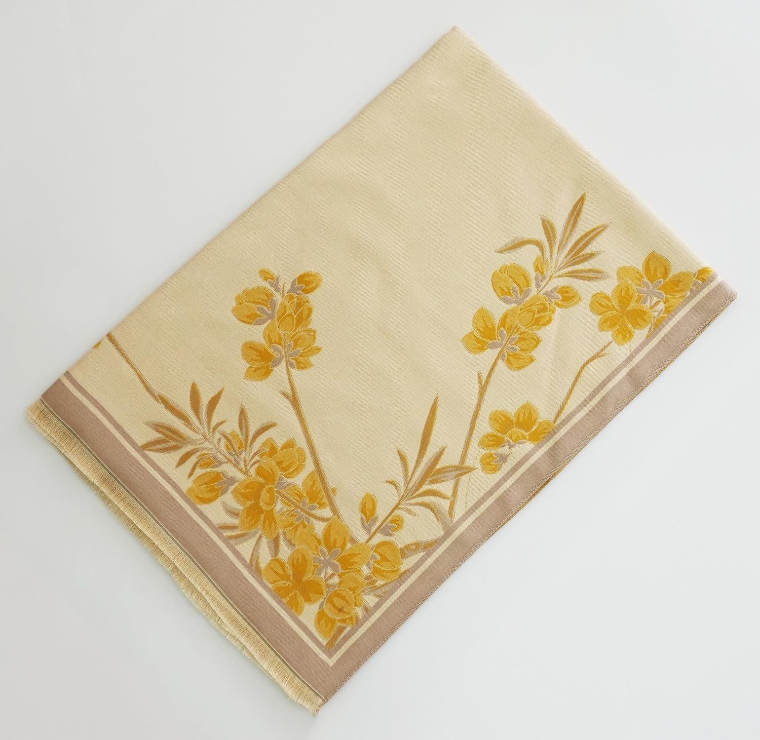 JERLA Cashmere Feel Scarf winter warm large soft Shawl wrap Scarf for women - Image 2