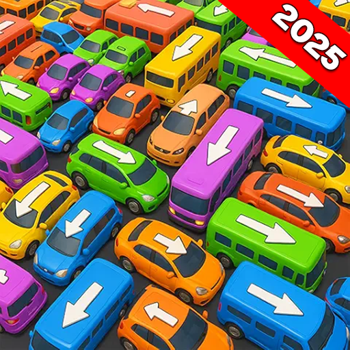 Parkplatz-Stau: Bus-Parkplatzspiele – Kostenloses Auto-Flucht-Puzzle-Meister – Stau-Sortierspiel