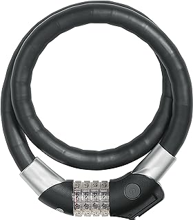 ABUS 59216-4 Steel-O-Flex Raydo Pro 1460/85 Black Bike Lock 85 cm