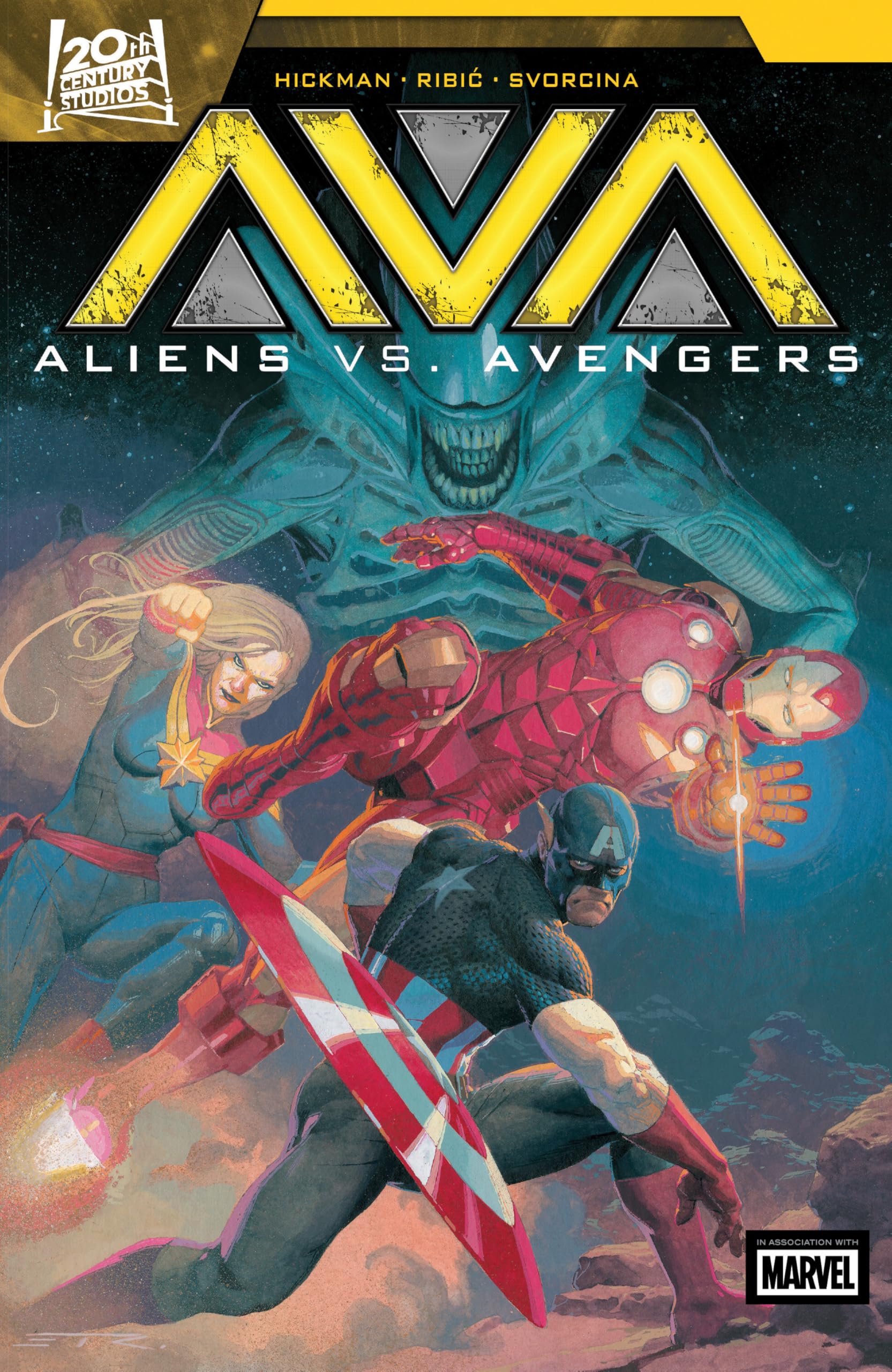 Aliens Vs. Avengers by Jonathan Hickman - 9781302952006