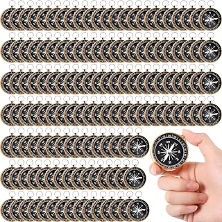 Compass Wedding Favors for Guests, Compass Souvenir Gift for Travel Themed Party Decorations Nautical Christmas Ornaments(Classic, 150 Pcs)