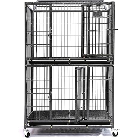 New 2-Level 31" Crate: The Homey Haven for Your Pets