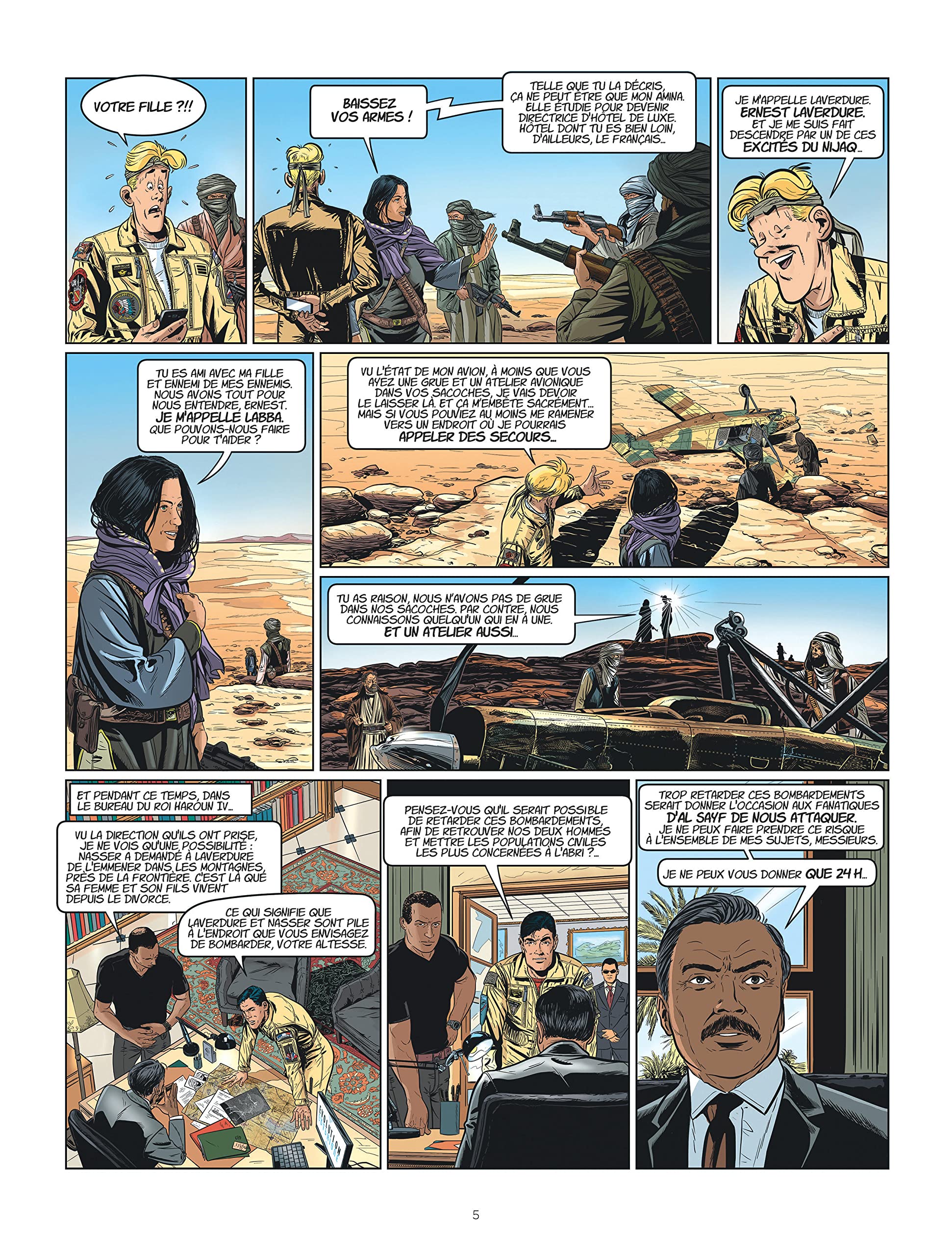 Les Chevaliers du ciel Tanguy et Laverdure - Tome 7 - Le Sabre du désert