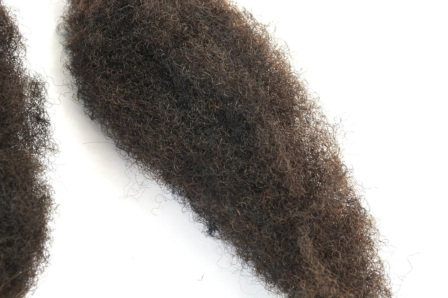 18" Capilli Tight Afro Kinky Human Hair -2 piece bundle (1oz each) (2-dark brown)