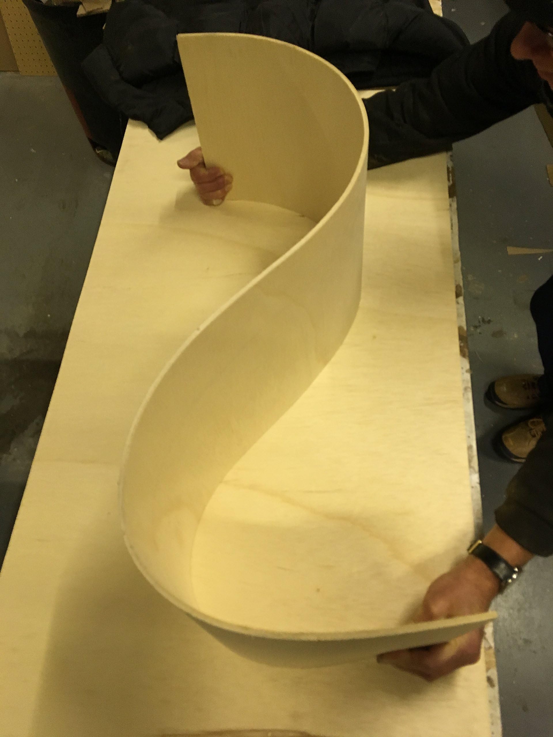 FLEXIBLE PLYWOOD 8MM Thick, Flexi/Bendy Ply 600 x 600 mm