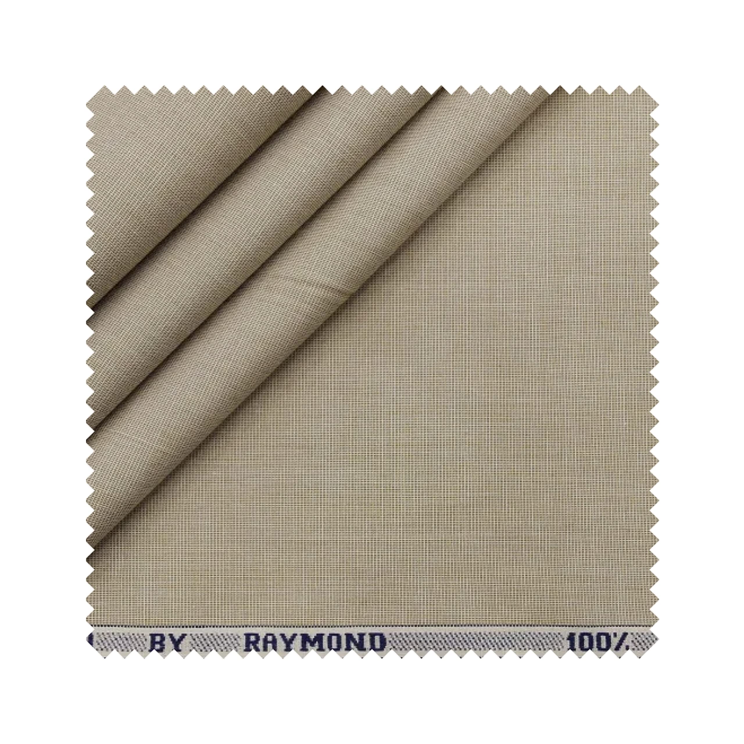 Raymond Premium 100% Cotton Kurta Pajama Fabric, All Weather Fabric, Unstitched, Solid, Less Wrinkles (3.5 Meters) (Beige)-image-39