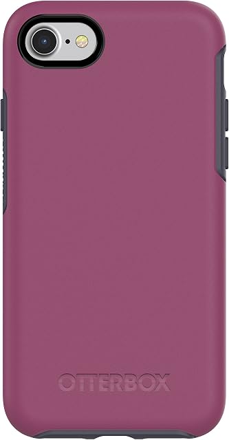 OtterBox SYMMETRY SERIES Case for iPhone SE (3rd and 2nd gen) and iPhone 8/7 - Retail Packaging - MIX BERRY JAM (BATON ROUGE/MARITIME BLUE)