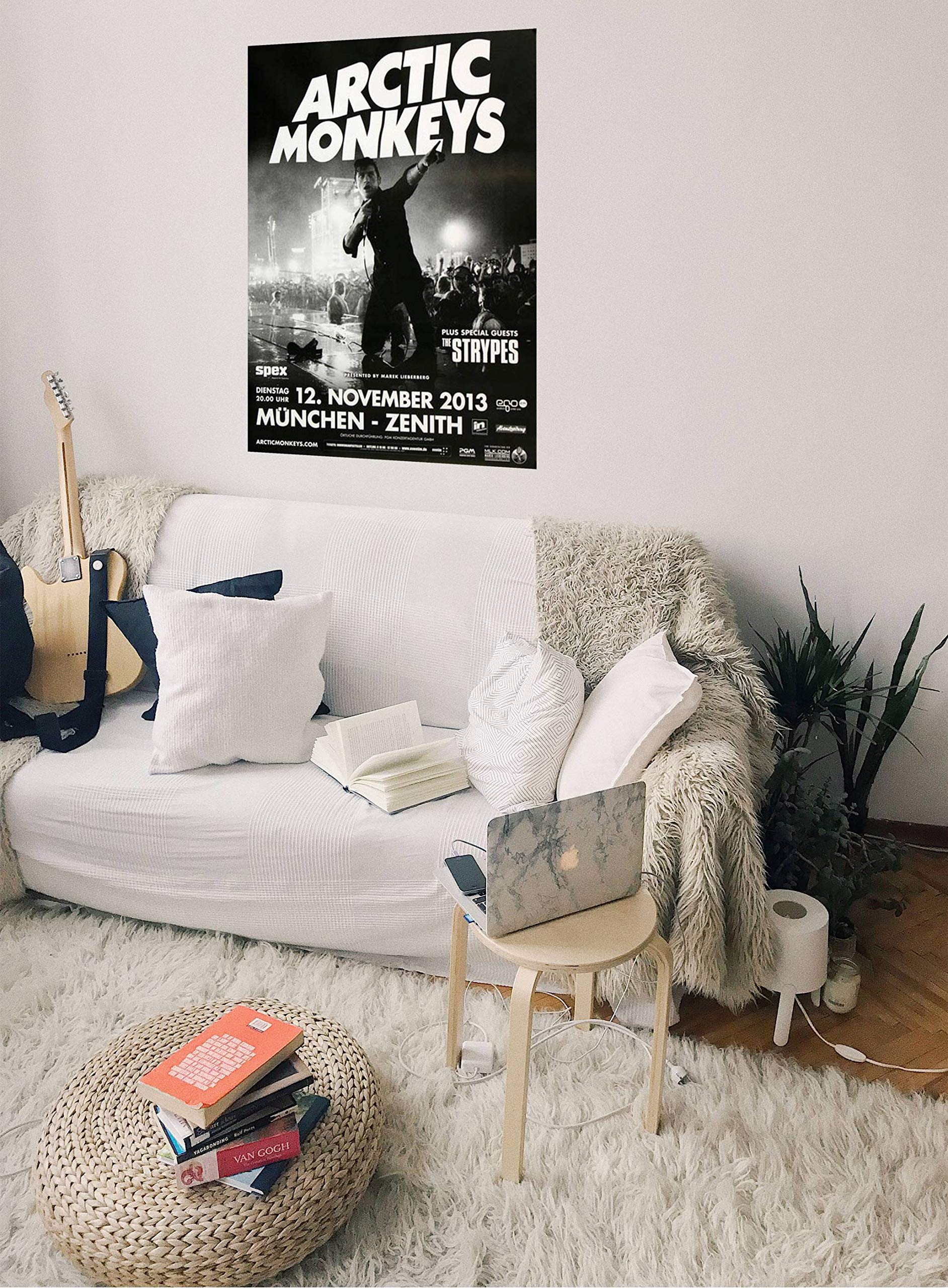 Arctic Monkeys - AM Tour, München 2013 » Konzertplakat/Premium Poster | Live Konzert Veranstaltung | DIN A1 «