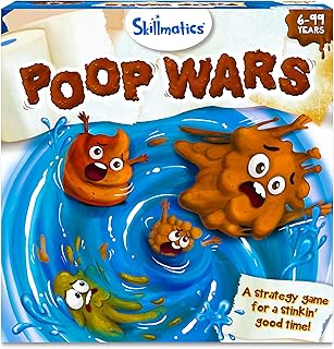 Skillmatics Card Game - Poop Wars, Fun & Fast-paced Game of Strategy, Party Game for Kids & Families, Gifts for Girls & Boys Ages 6, 7, 8, 9 & Up