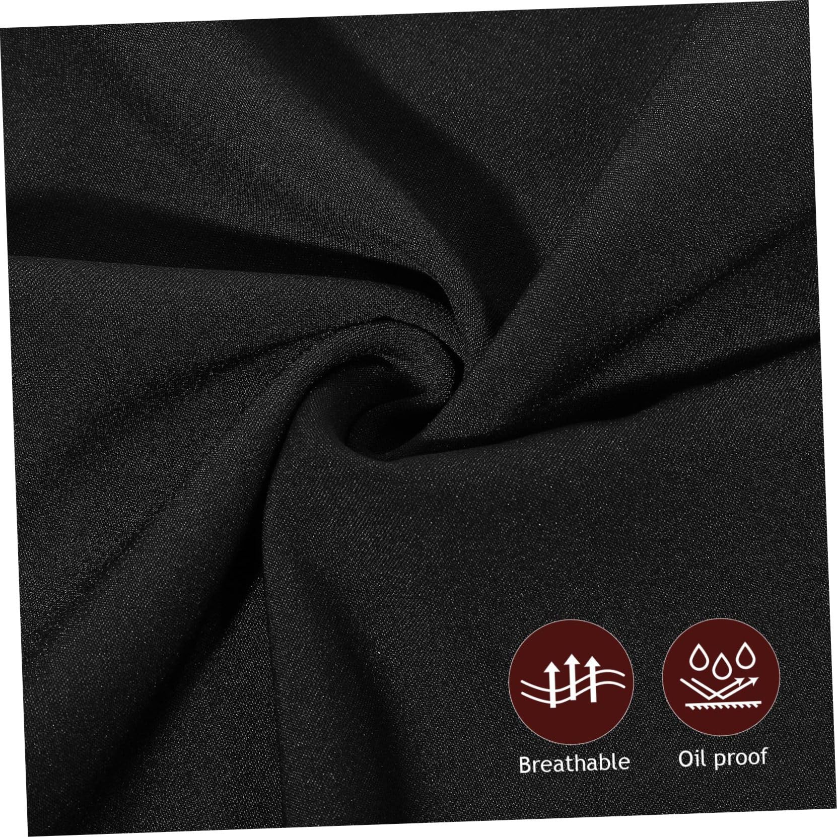 Pantaloni da Chef Traspiranti Nero per Ristoranti e Cucine Professionali Facili da Lavare e Resistenti all Olio