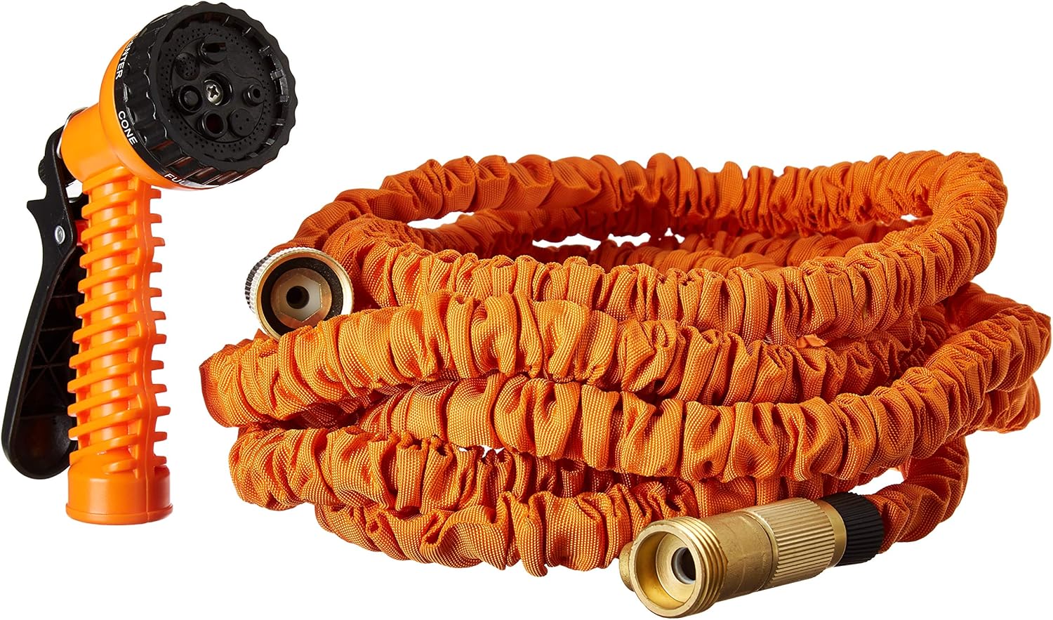 Expandable Garden Hose, Water Hose, 100 Brass Fittings