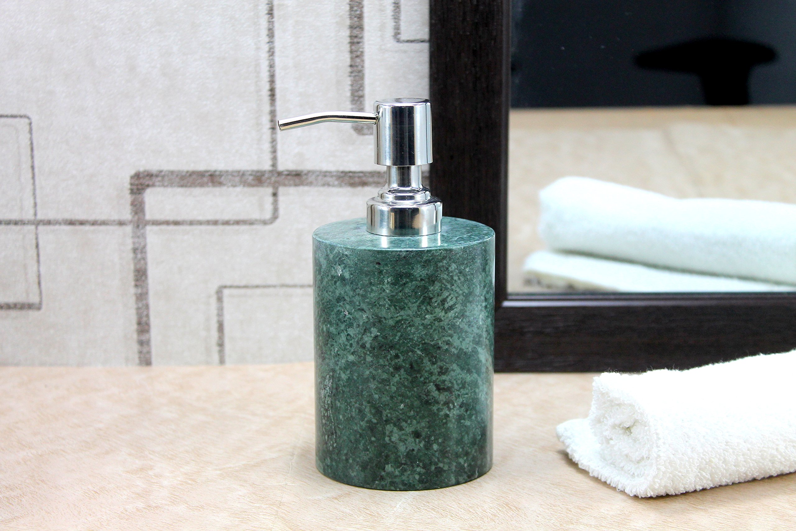 KLEO Marble Soap Dispenser - Luxury Bathroom Accessories Bath Accessories Lotion Dispense 4