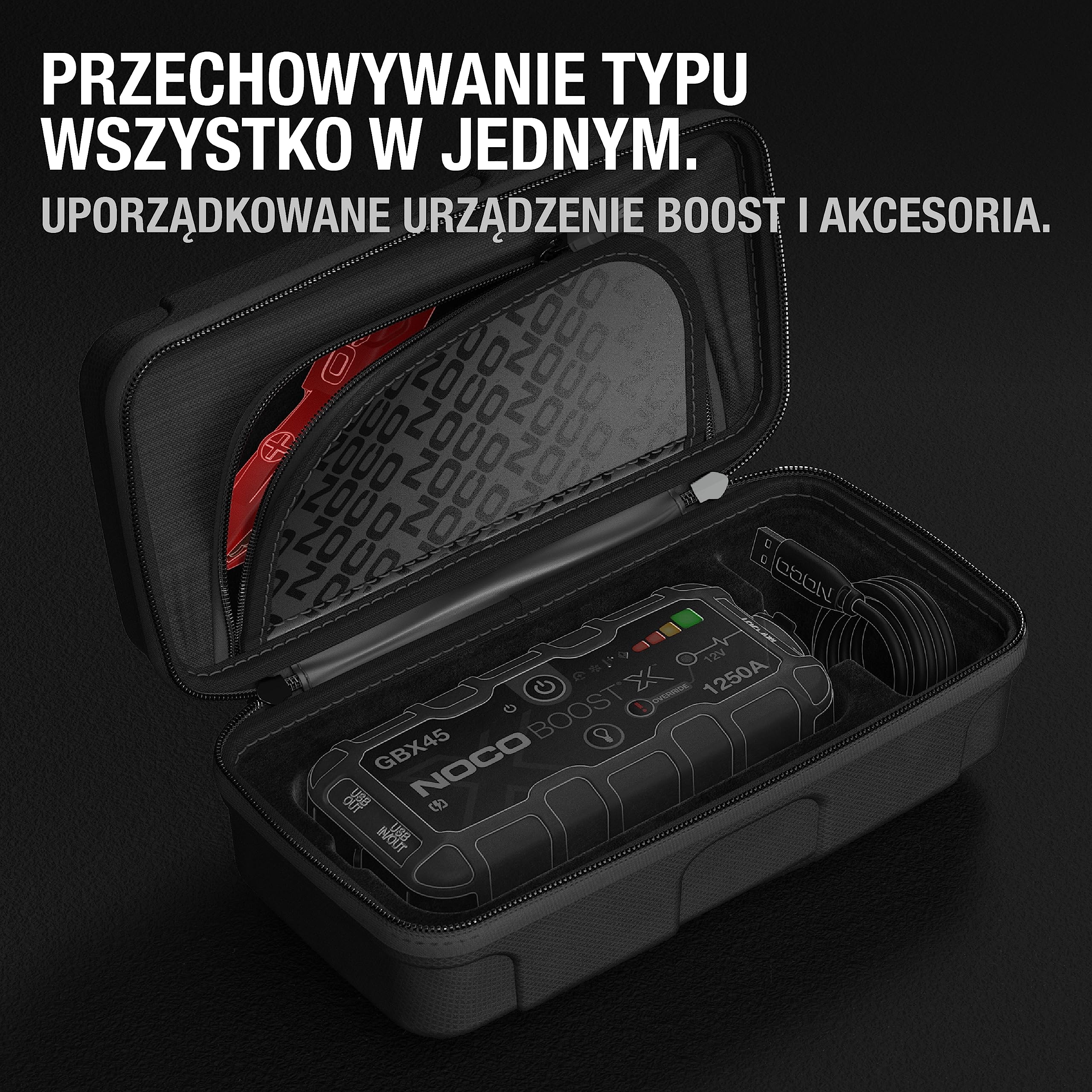 NOCO GBC101 Boost X EVA etui ochronne na urządzenia rozruchowe GBX45 UltraSafe Lithium Jump Starter