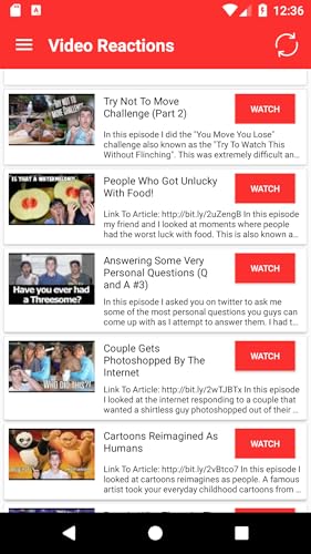 Video Reactions Compilation