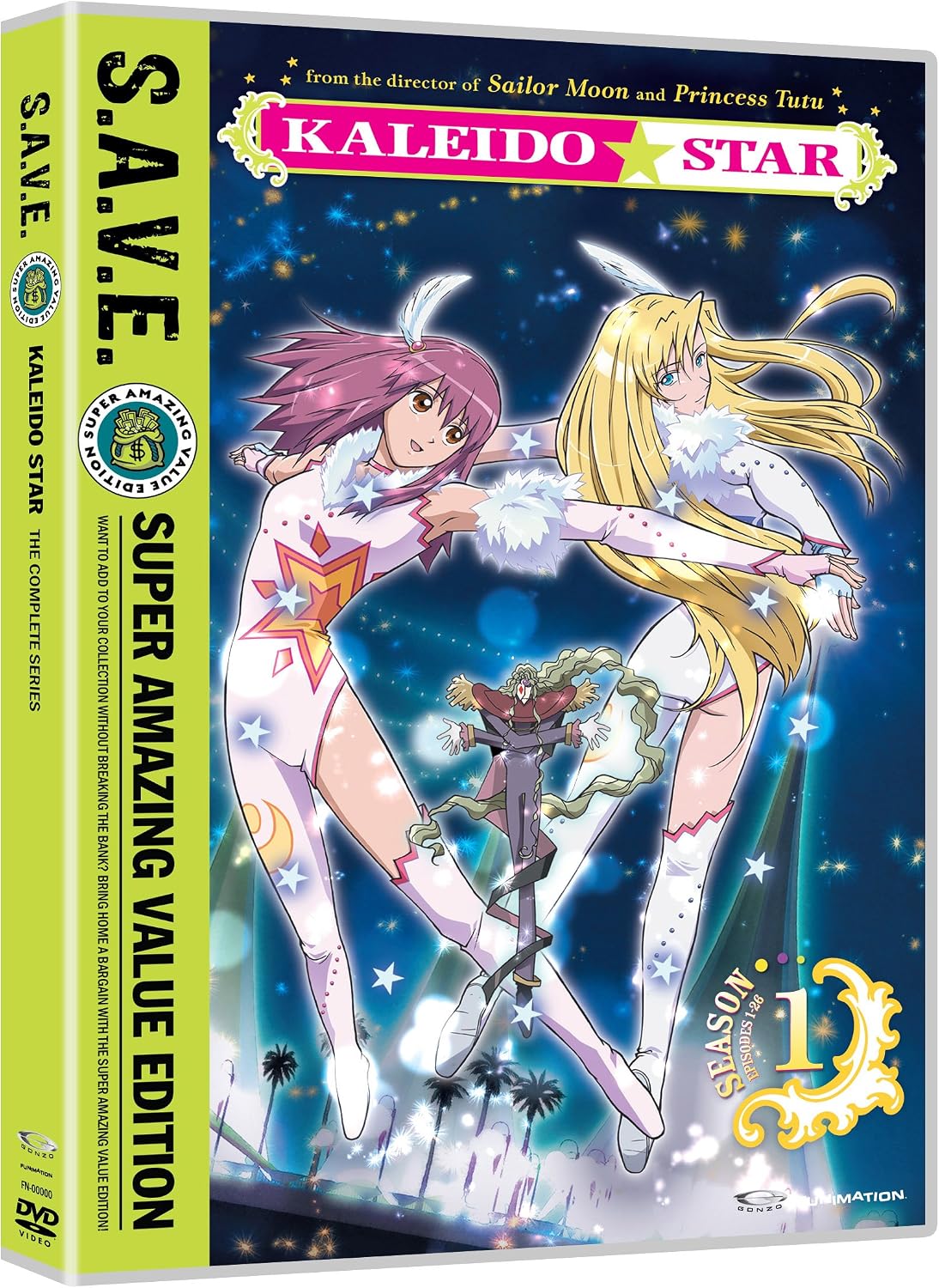 Amazon.co.jp: Kaleido Star: Season One S.A.V.E. (カレイドスター 第1期 DVD-BOX 北米 ...
