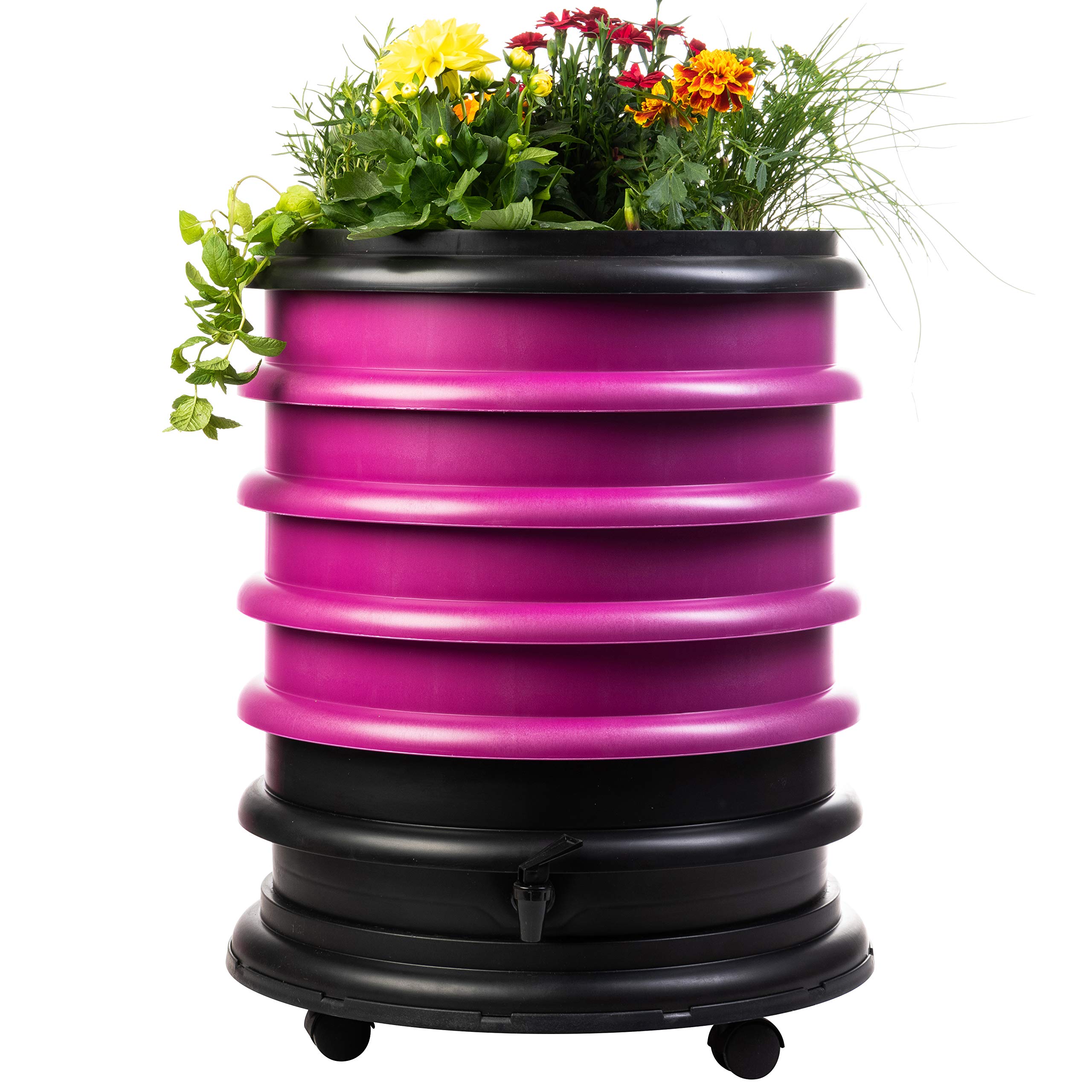 WORMbox | Wormery Worm Farm composter 3 Dark green Trays + Planter | 48 liters | Organic Waste Compost, make your Worm Castings — view 32
