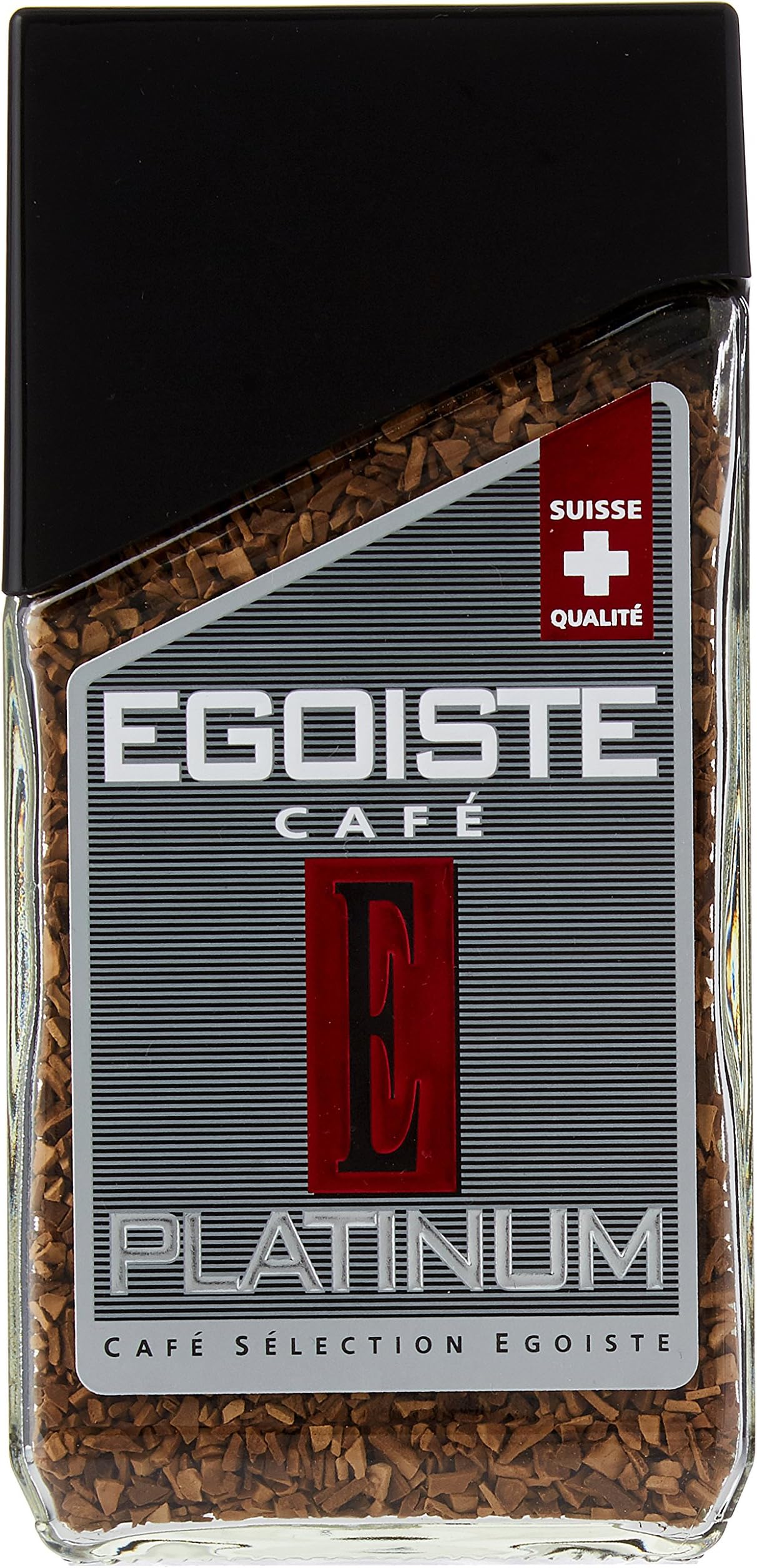 EGOISTE Platinum Premium Instant Coffee in Jar 100 g, Pack of 3