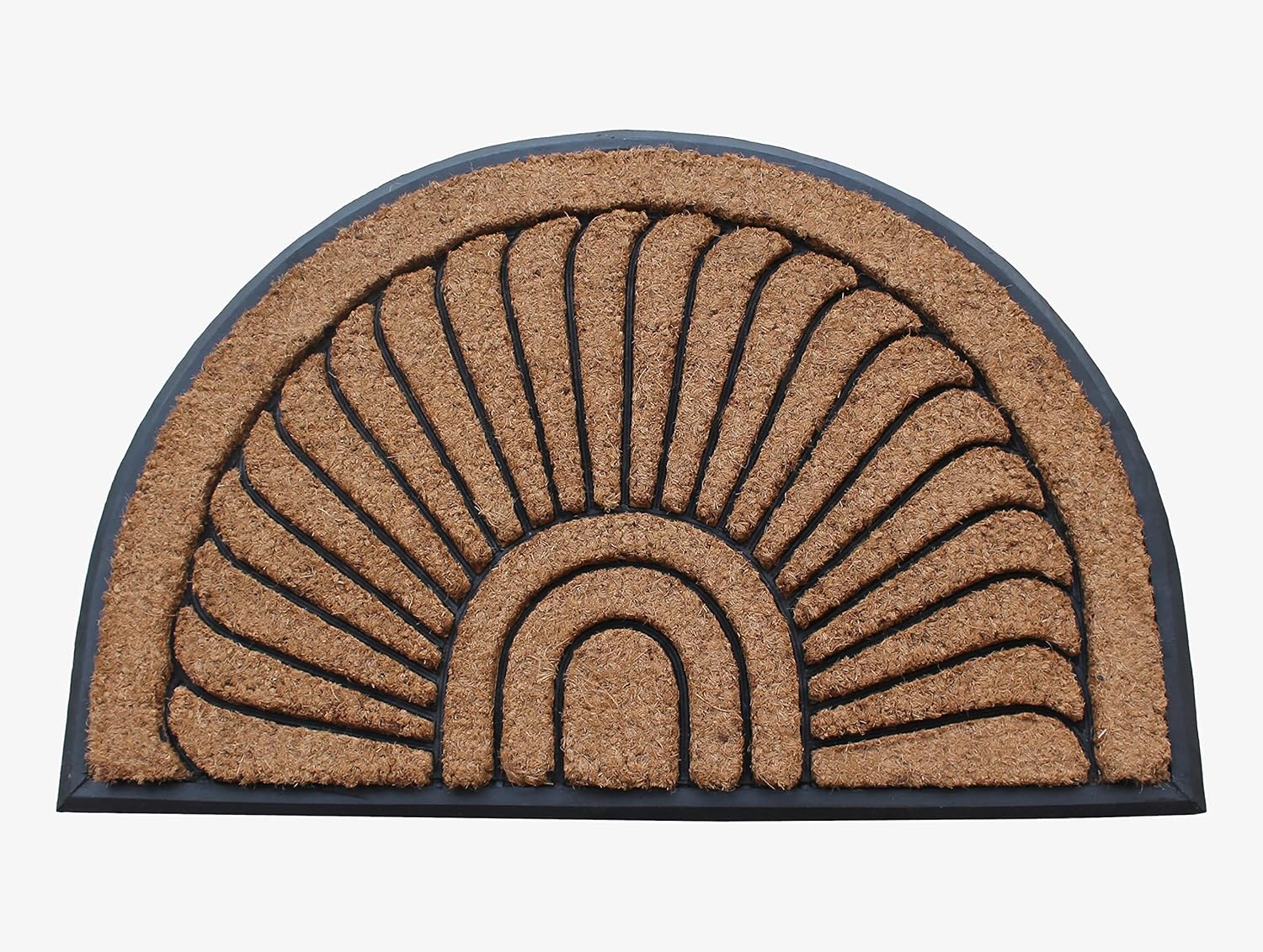 A1HC Natural Coir and Rubber Door Mat, 24”x36”, Thick