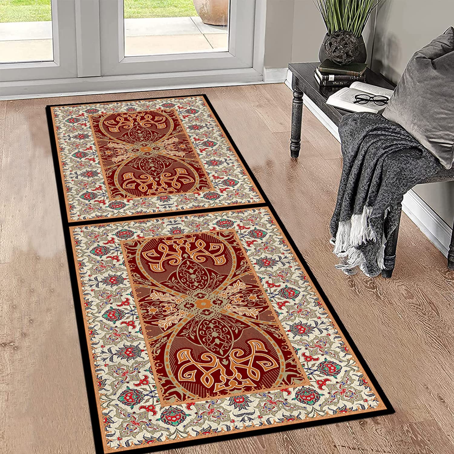 Tapis de cuisine style marocain lavable pour un confort au quotidien