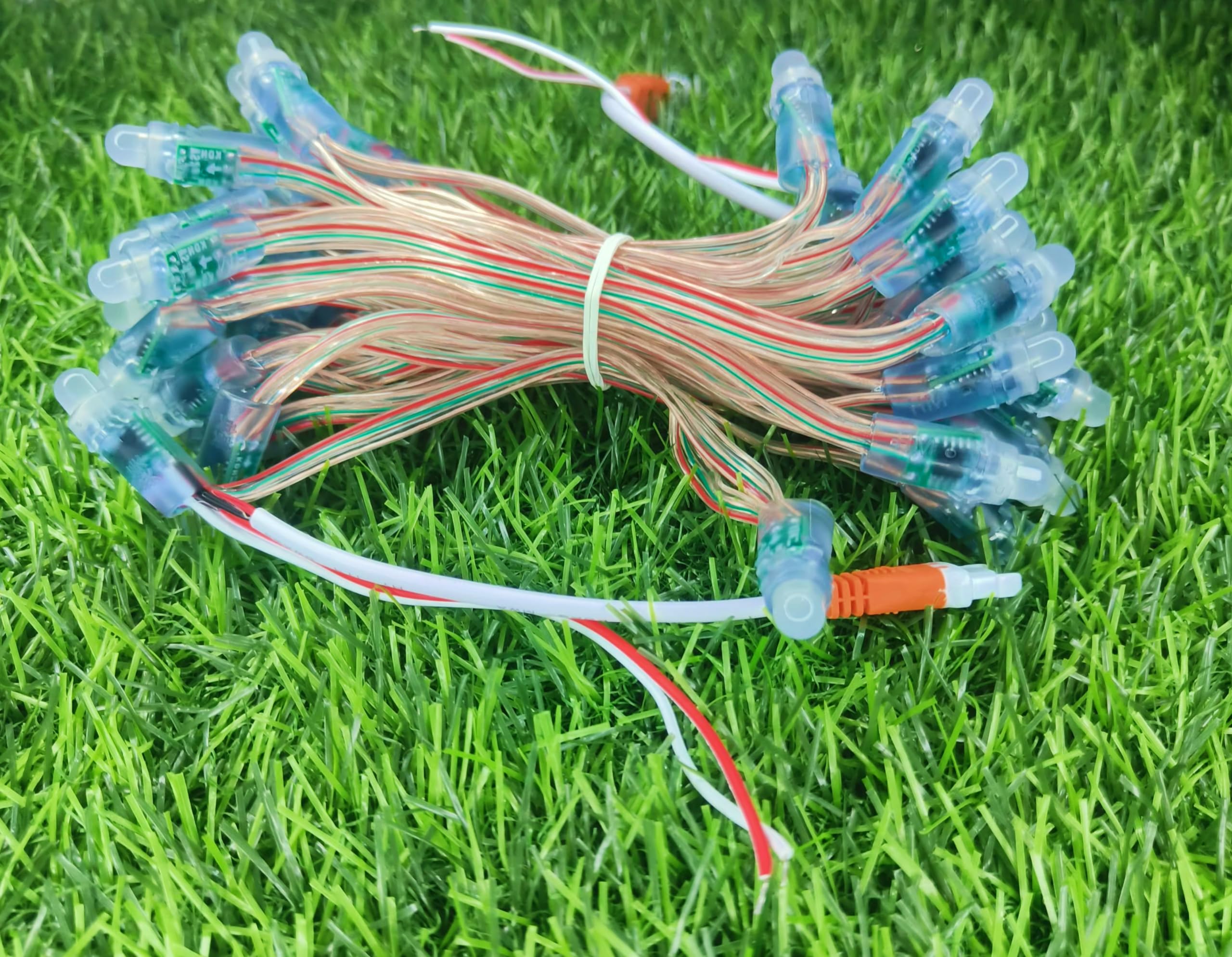 Palmページ Riptu 50-Bulb Gell Wire Pixel LED Chain - Multicolor RGB