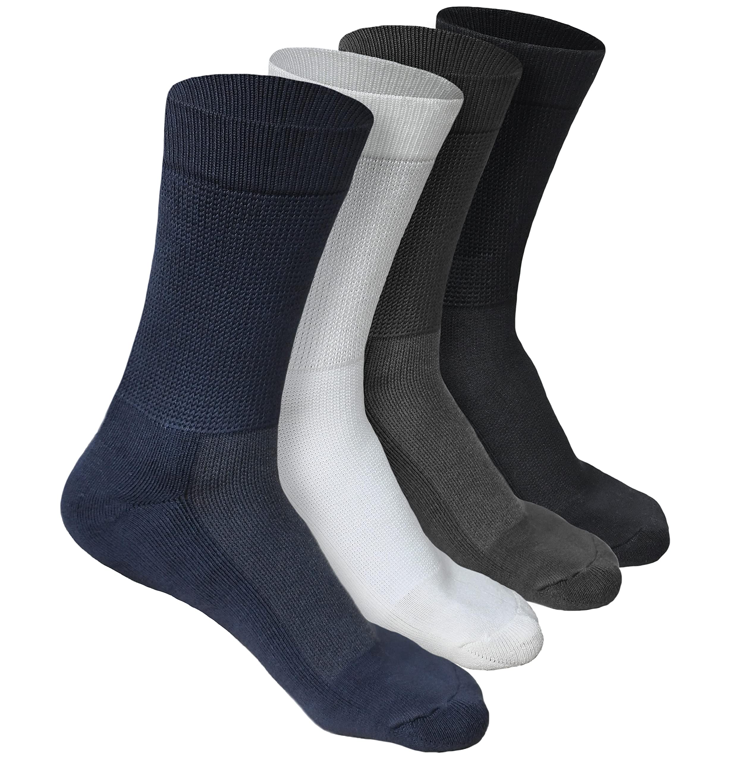 HEELIUM Bamboo Socks for Men | Ankle Length | Odour-Free & Breathable | Padded Base & Anti-bacterial | 3X Softer than Cotton Socks