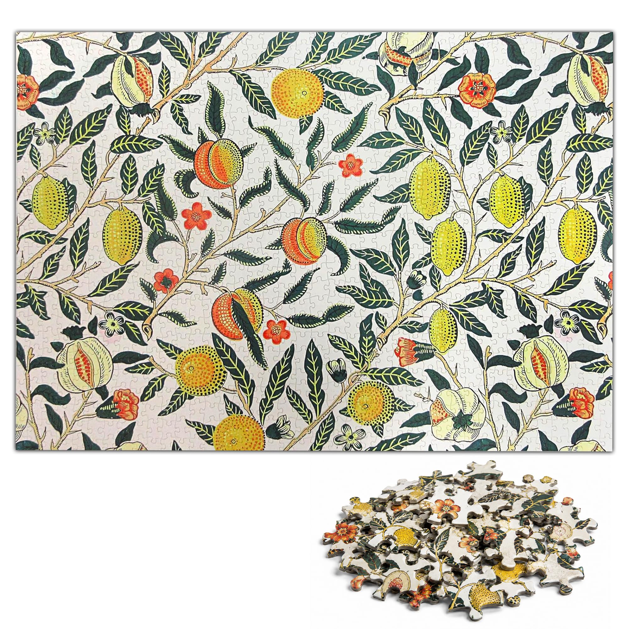 The Leonardo Collection William Morris Fruits Puzzles 1000pc