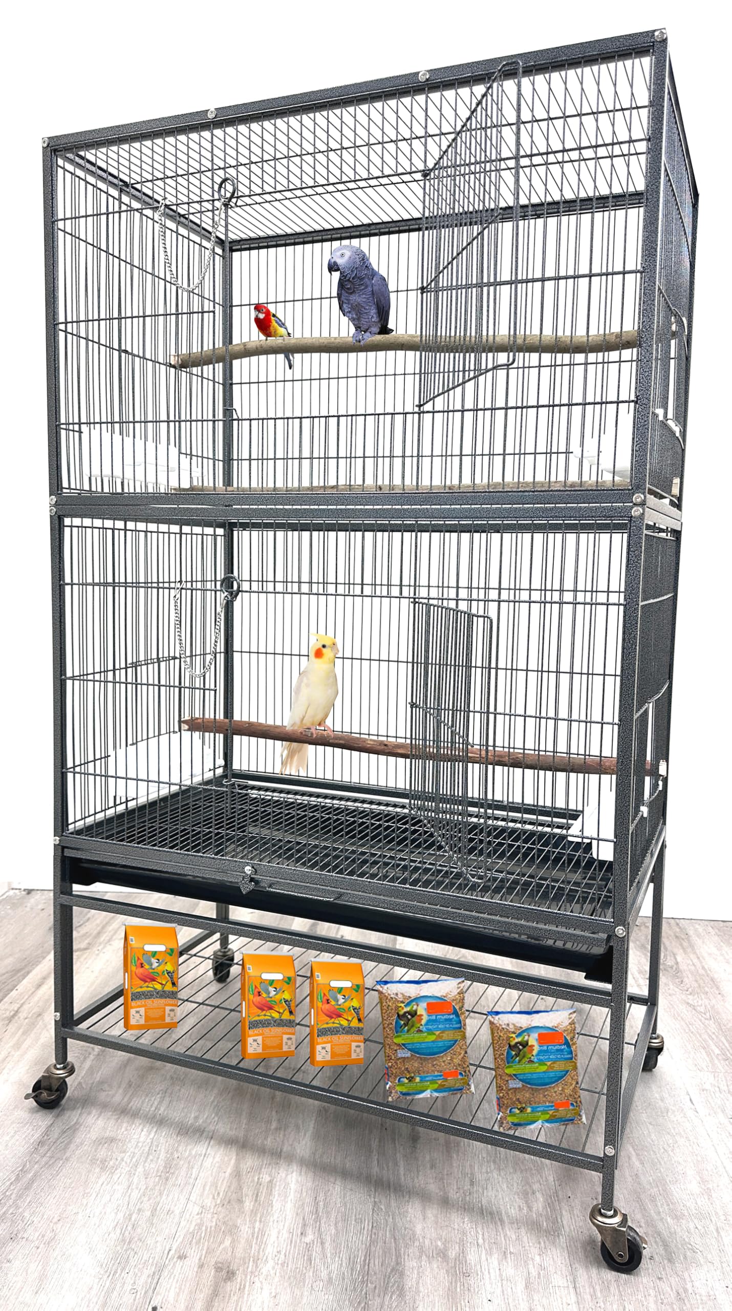 Mcage X-Large Sturdy Wrought Iron Breeding Flight Cage
