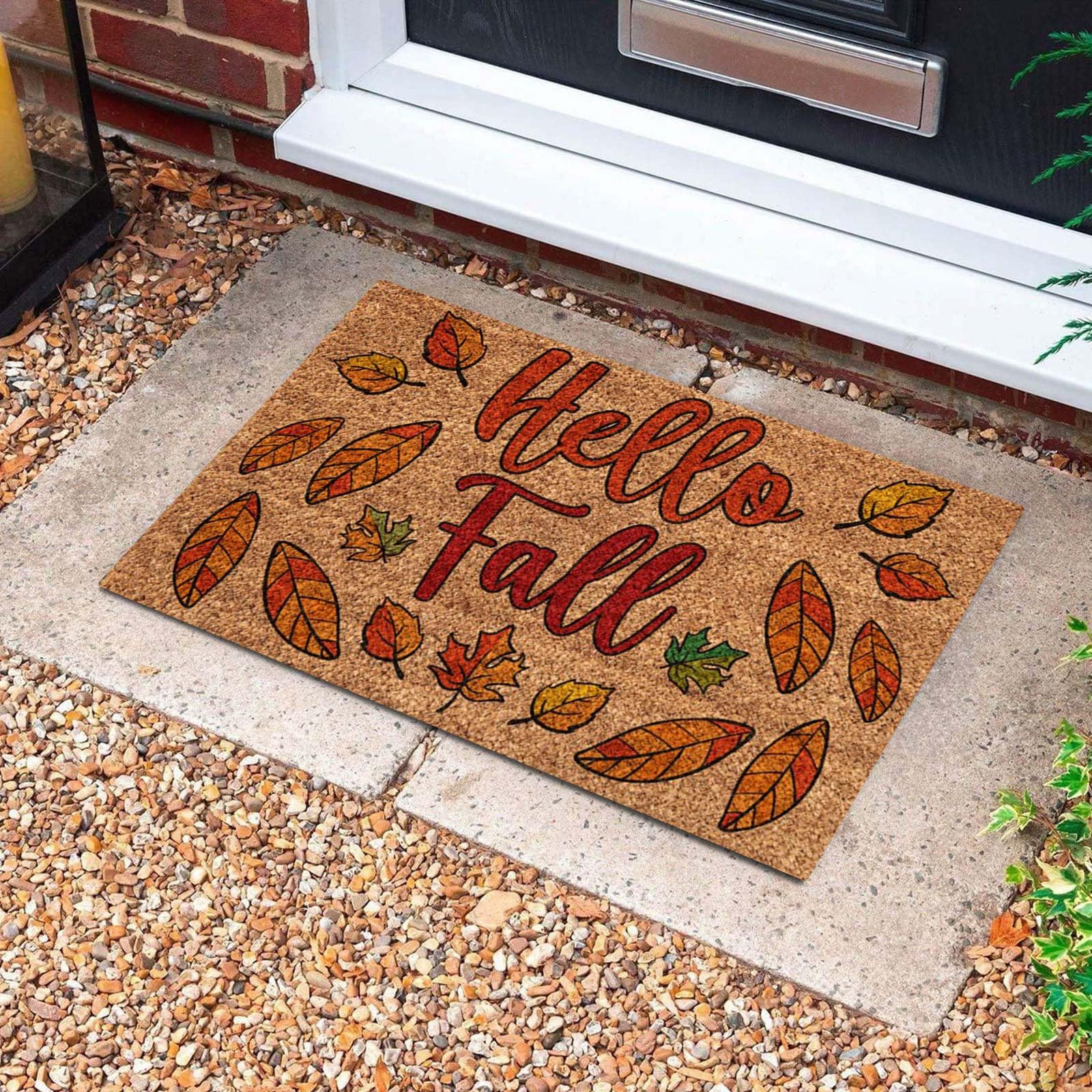 Herbst-Fußmatte „Handverlesener Kürbis“ – 76x43 Cm, Rutschfeste Willkommensmatte Für Drinnen & Draußen