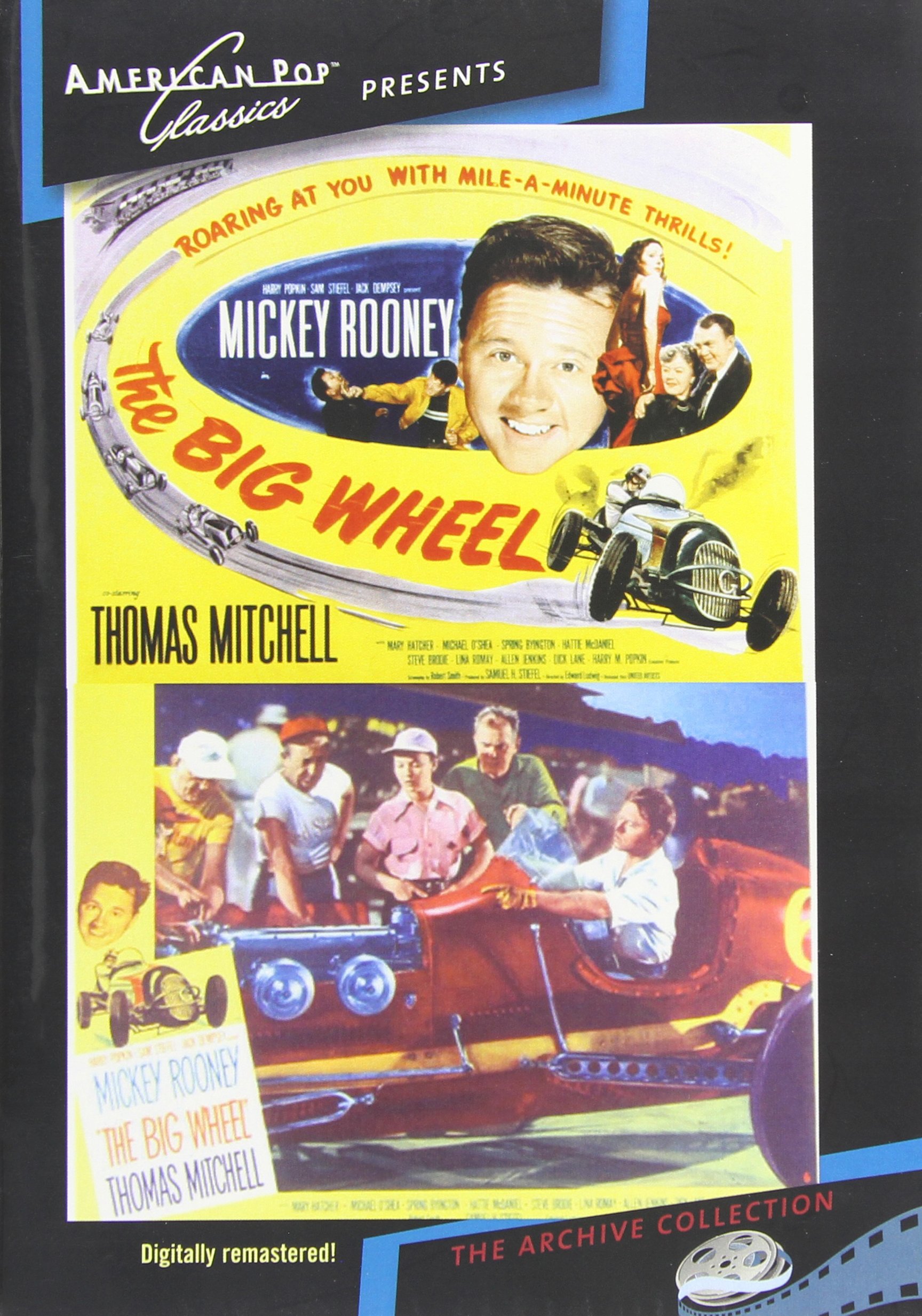 Big Wheel DVD Edición Importada Estados Unidos Italia Película Clásica