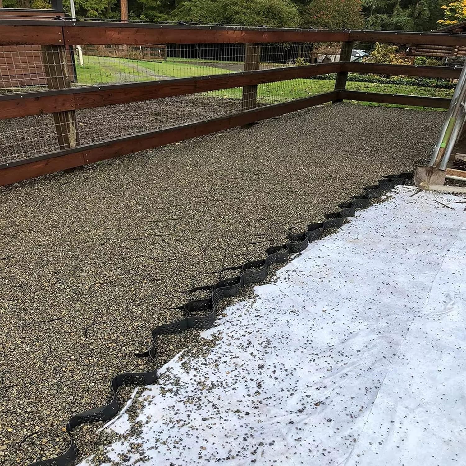 Amazon.com : LSMKKA 2 Inch Gravel Grid, Walkway Driveway Geogrid Ground