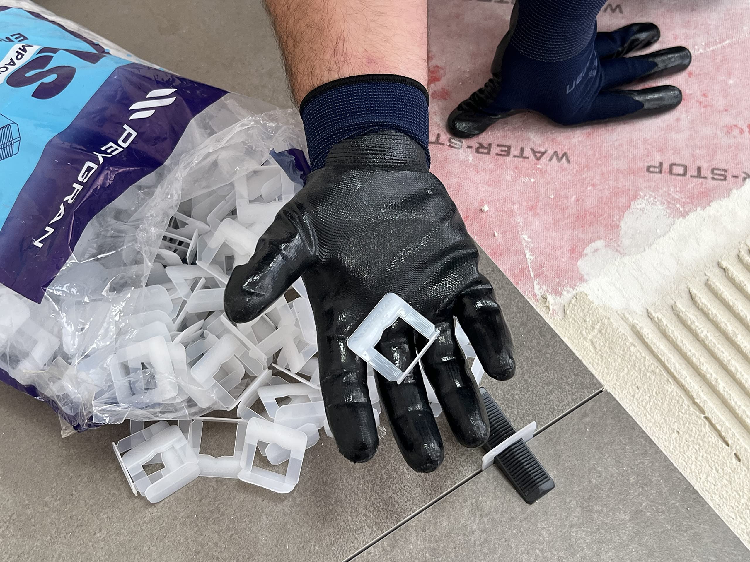 500 Linguette Livellamento Piastrelle Peygran 0.5mm Blu - Per Piastrelle Spesse 3-15mm - Foto 3