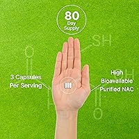 Vista 4 de Suplemento DEAL NAC (N-Acetil Cisteína) 1,000mg por porción con glutatión reducido, 240 cápsulas – Apoyo antioxidante para la salud inmune, pulmonar