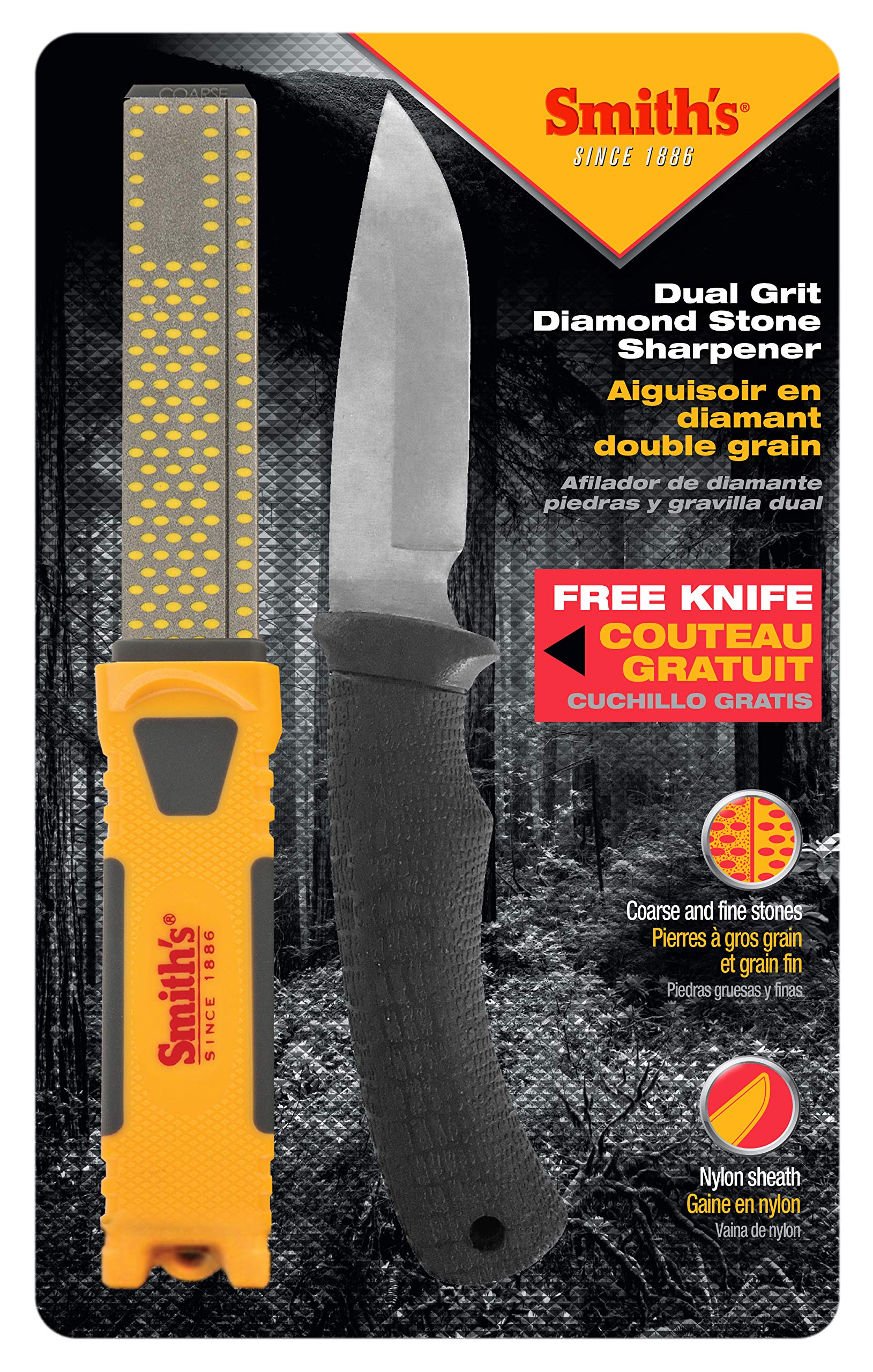 Smith's Affûteur Diamant Pierre à affuter Gris