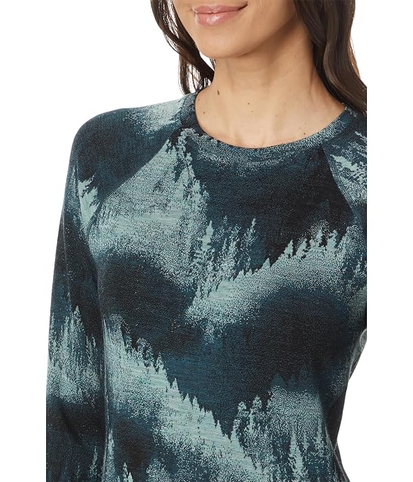 SmartWool Womens Classic Thermal Merino Base Layer Crew Twilight Foggy Pines Medium by Smartwool - Image 3