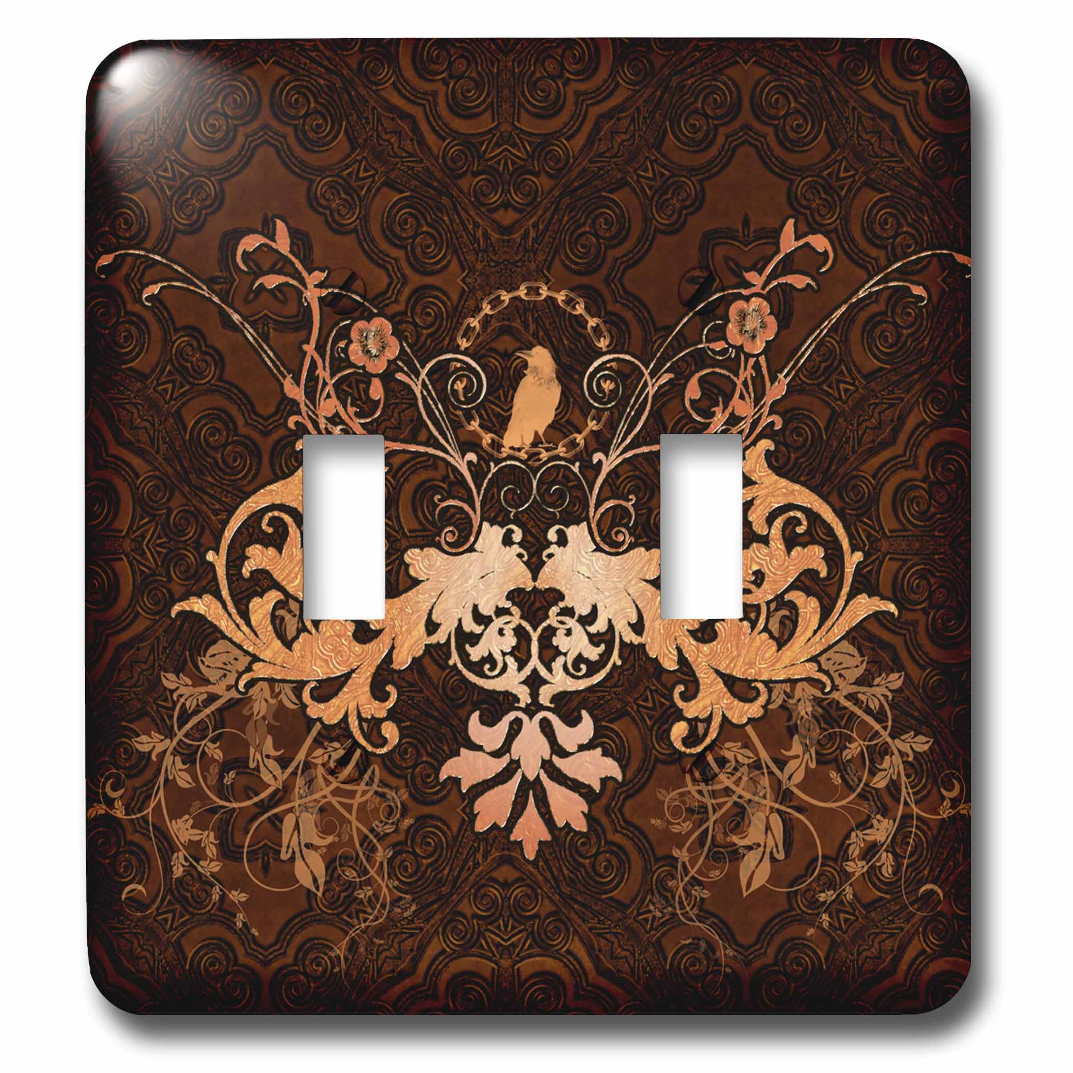 Cubierta para interruptor de luz y placa protectora de pared modelo 3dRose lsp_254549_2
