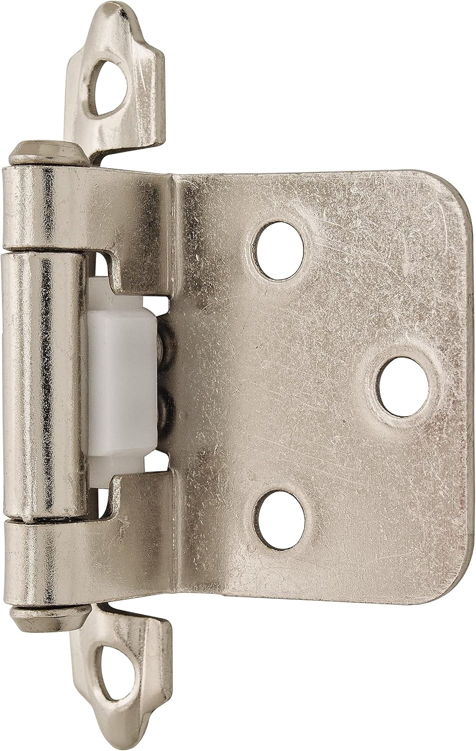 Variable Overlay Self-Closing, Face Mount Polished Chrome Hinge - 2 Pack