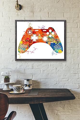 Miniatura 3 de Video Controller Gaming Wall Art Set Remote Control Decor Gift for Gamers Xbox PS4 Playstation Video Game Arcade Fan Men Teens Game Room Dorm