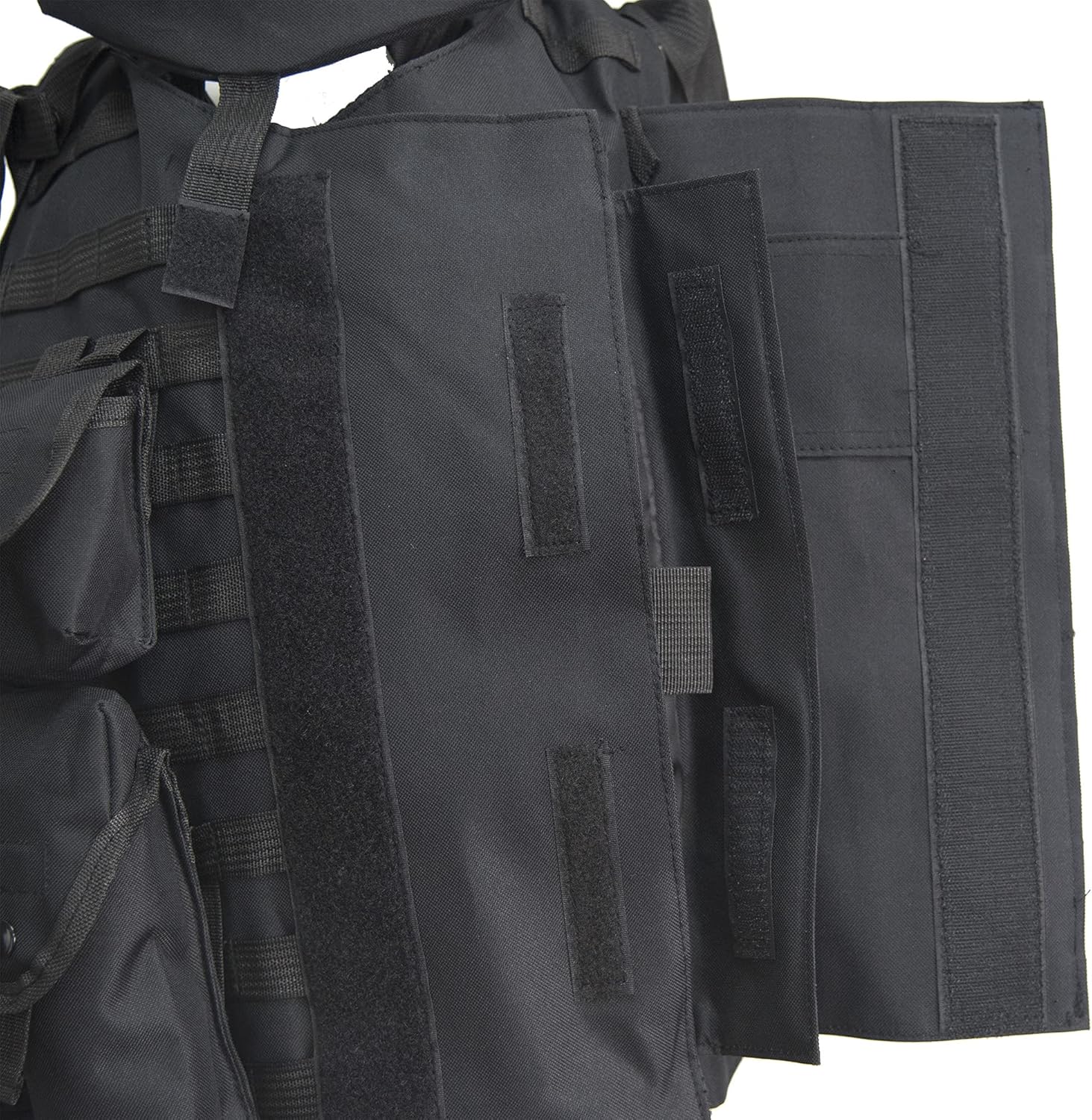 GYATSOCYG OTA Airsoft Tactical Vest with Shoulder Guard And Lower Body Protection Equipment (Black) : Sports & Outdoors