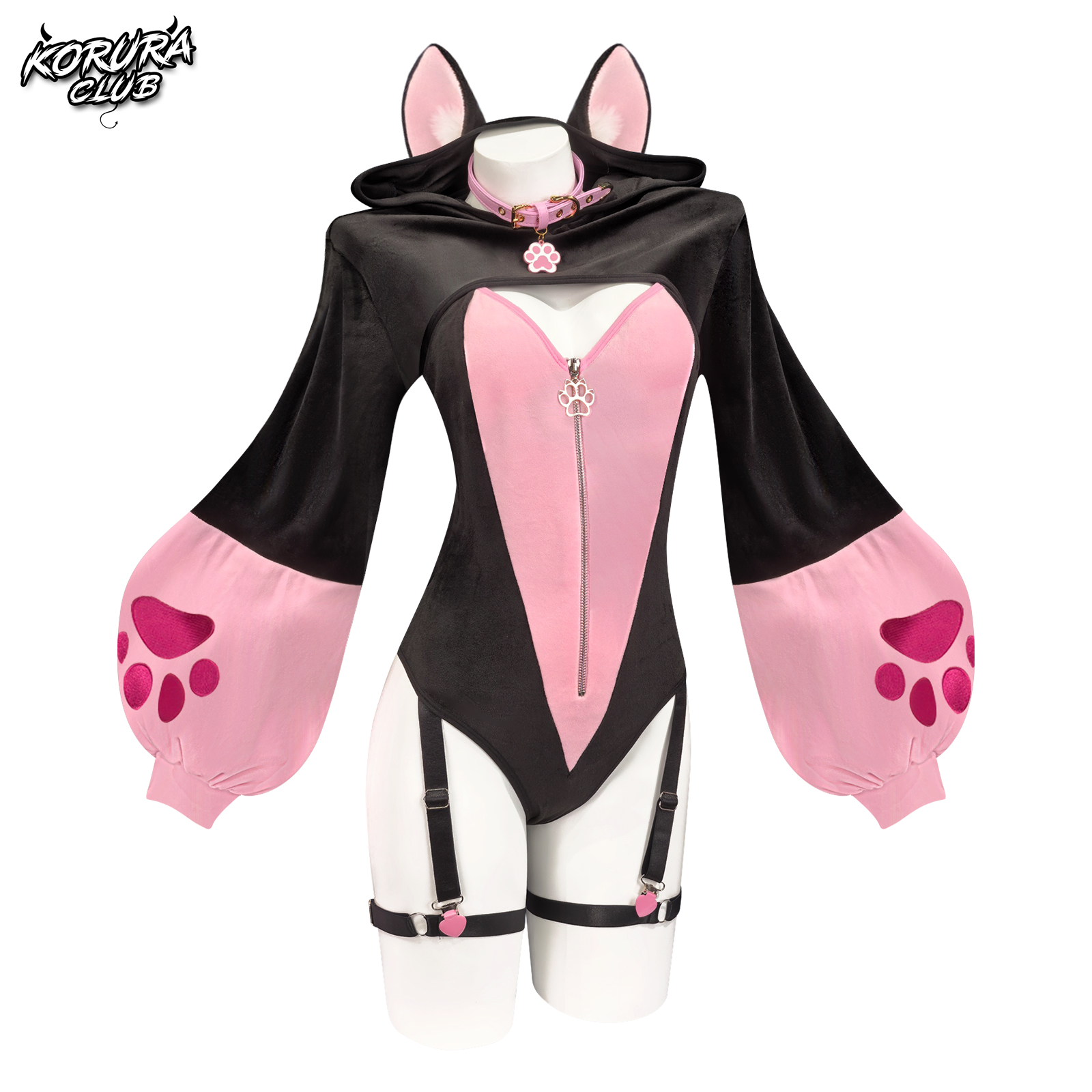 Amazon.co.jp: [KORURACLUB] キツネ コスプレ レディース けもの耳付き