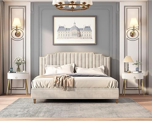 Miniatura 9 de OIOG Mesita de noche redonda con cajón, mesa auxiliar moderna con mesa de piedra natural de mármol y patas de metal, mesa auxiliar pequeña con