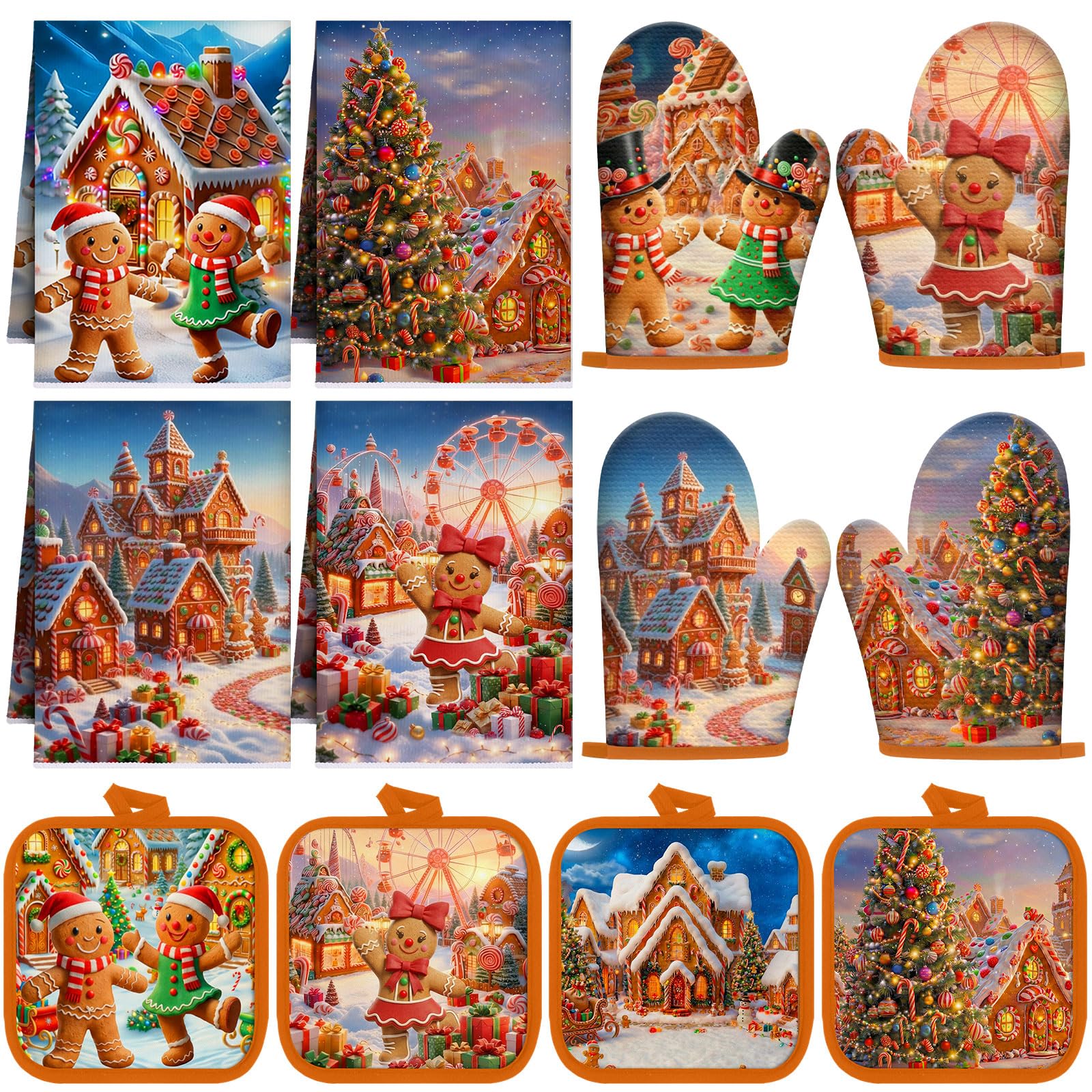 SiliFine Halloween Kitchen Accessories - Set of 12 -13 SiliFine Halloween Kitchen Accessories - Set of 12 -13