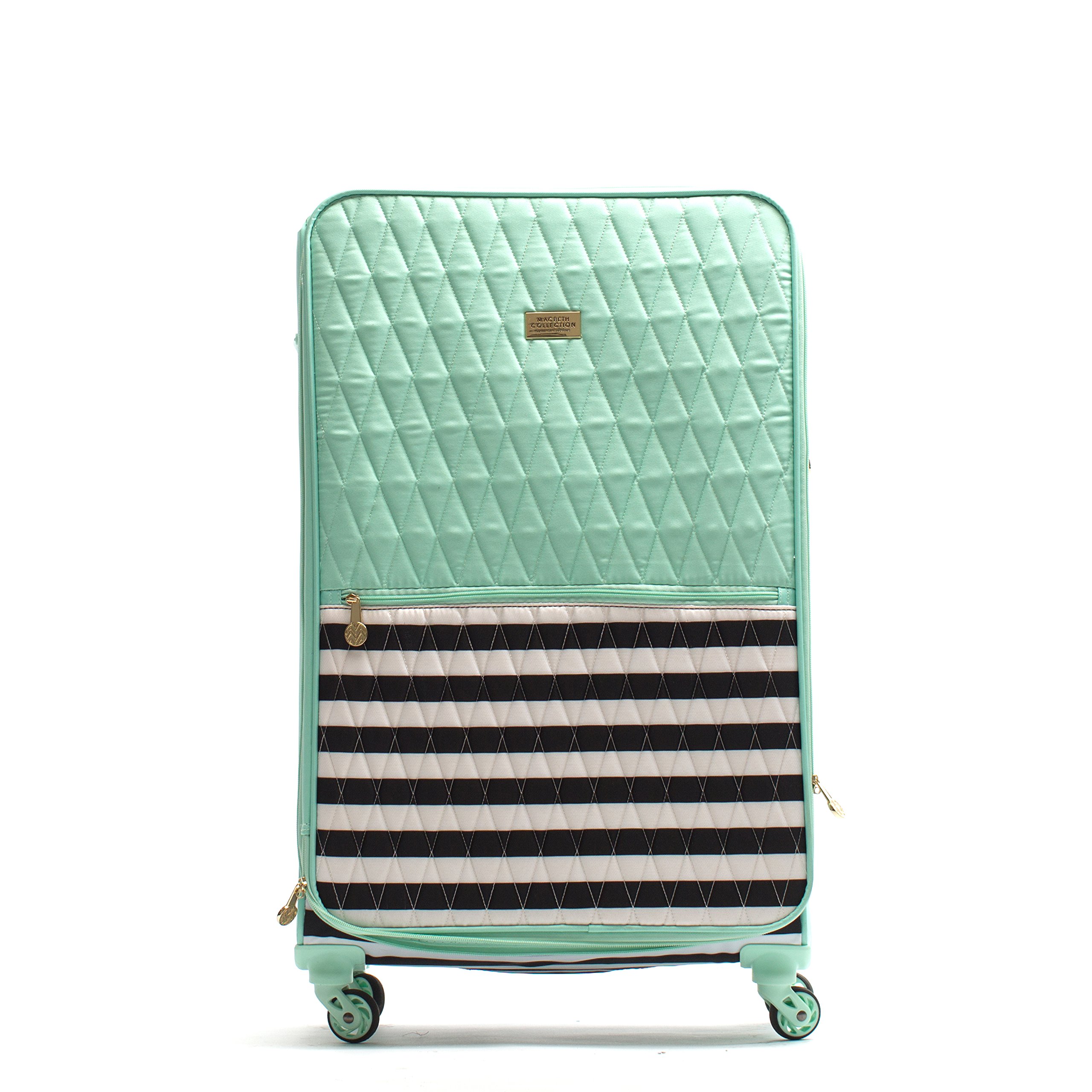 Concept One Luggage Women's Macbeth Madison 28in Rolling Luggage Suitcase, Mint