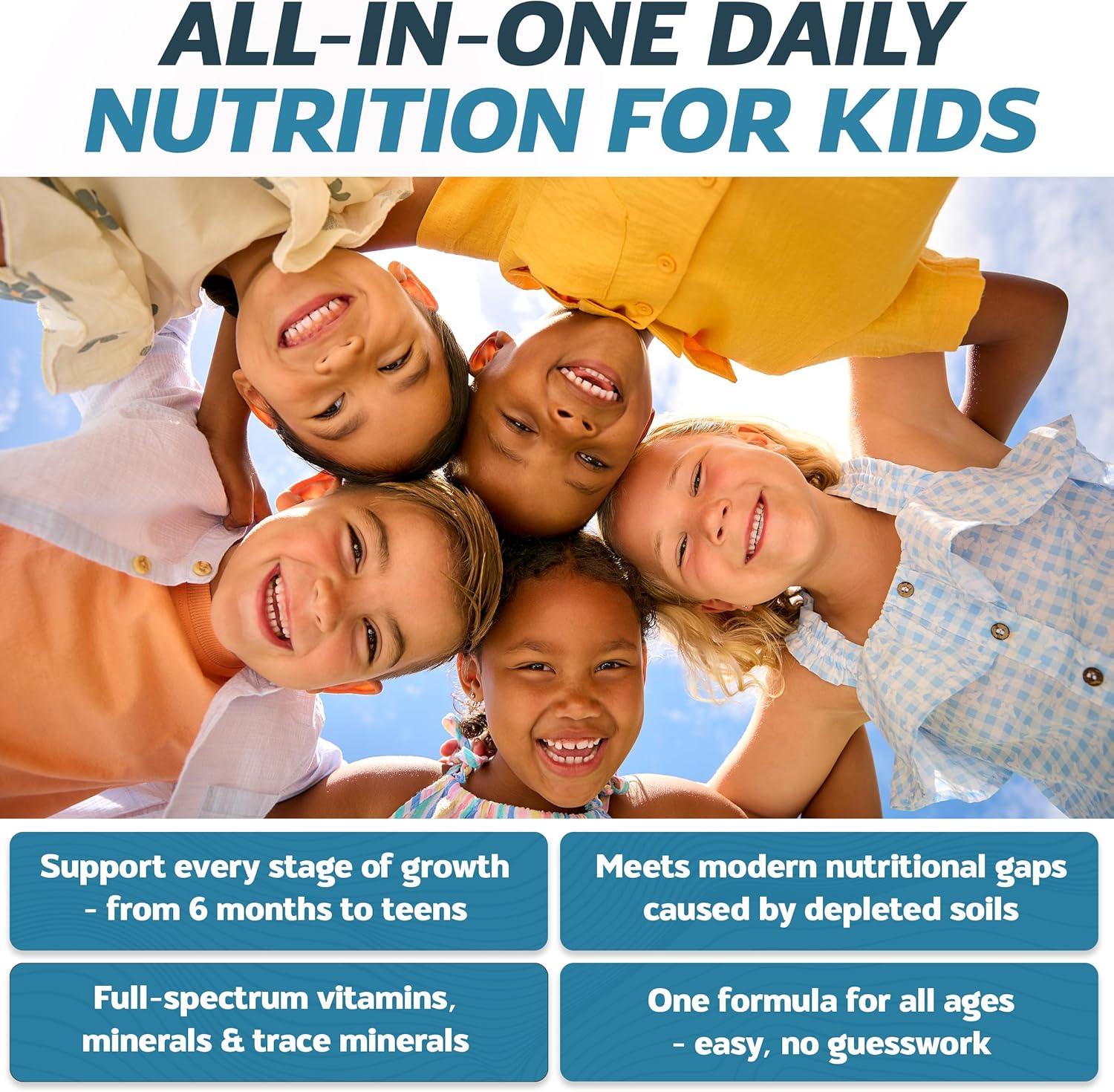 Nutri-Spec Mighty-Mins - Multivitamin for Kids with Iron in Chewable Form - for Children from 6 Months Through Adolescence - Easier to Absorb, Gentle On Digestion - 240 Wafers