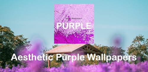 NANDA Purple - Papel de parede estético roxo