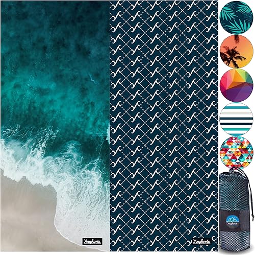 Miniatura 71 de Youphoria Toalla de viaje de microfibra de secado rápido, ligera, toalla de secado rápido para camping, playa, mochilero, senderismo y deporte Gris